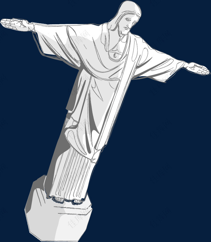 巴西耶稣雕像