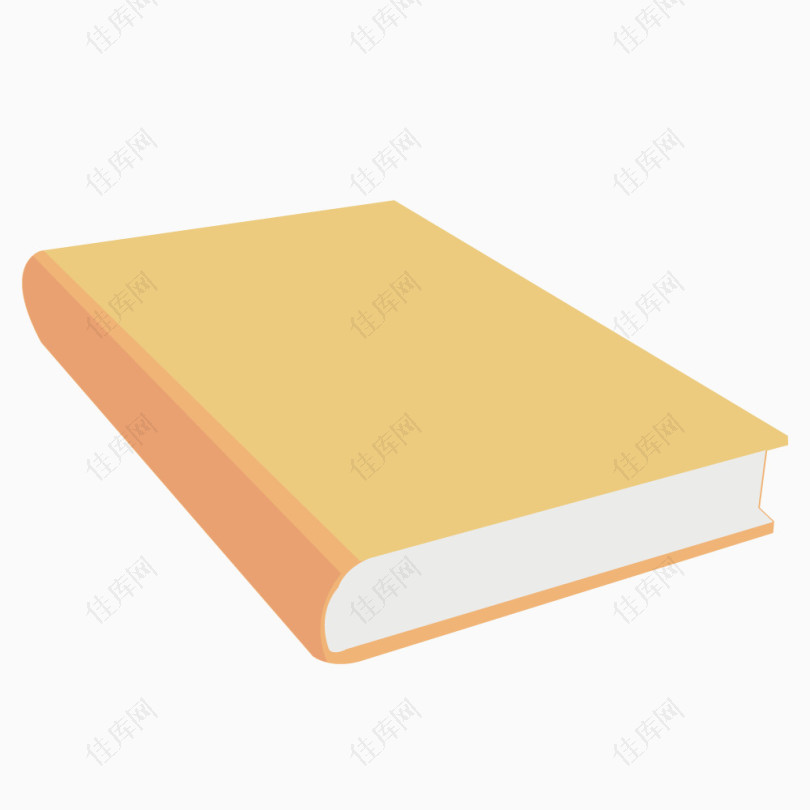 浅黄色封面的书本