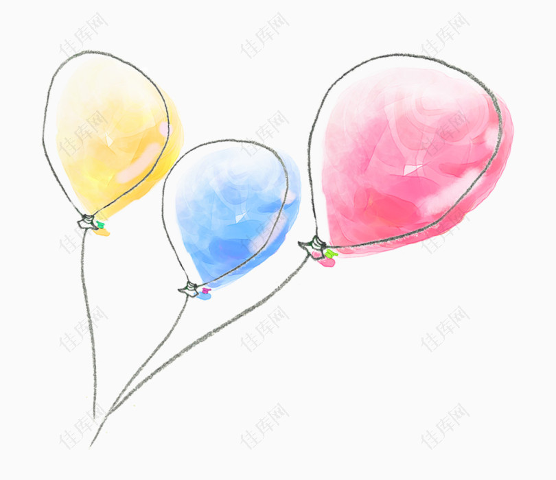 水彩气球