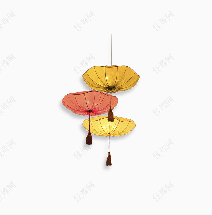 手绘中国风古典吊灯