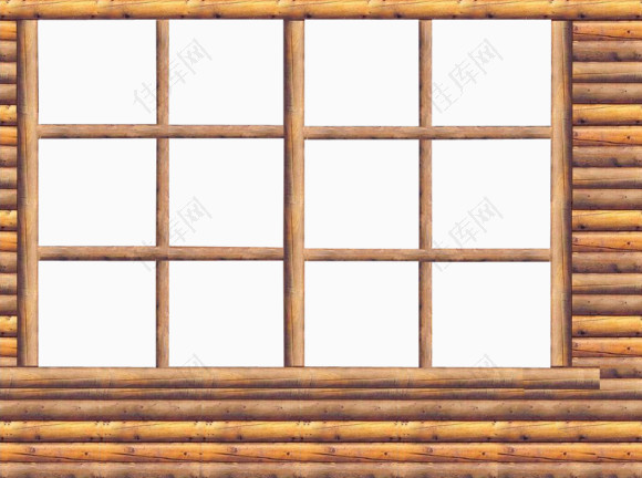 木制窗框