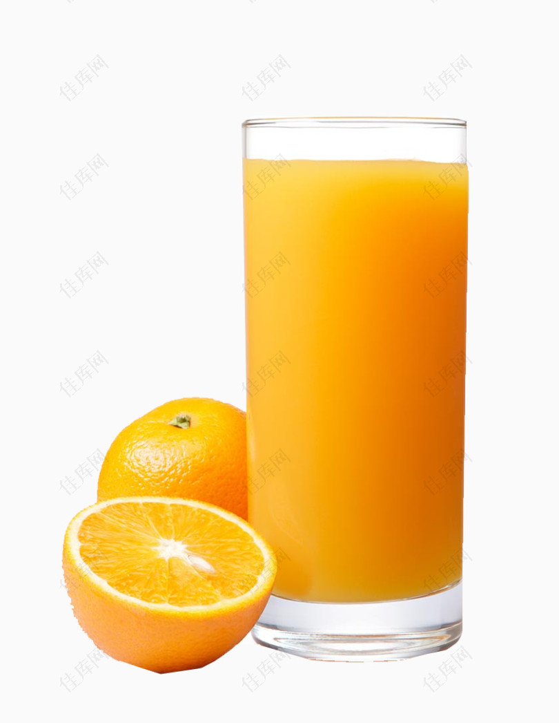 新鲜橙子汁