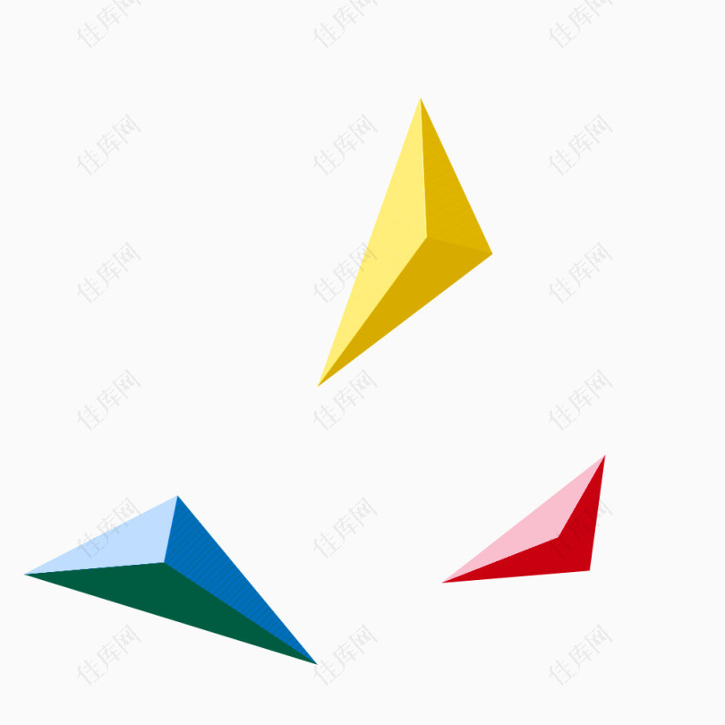 三角形漂浮