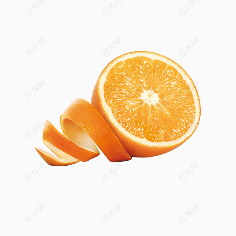 美味橙子切面