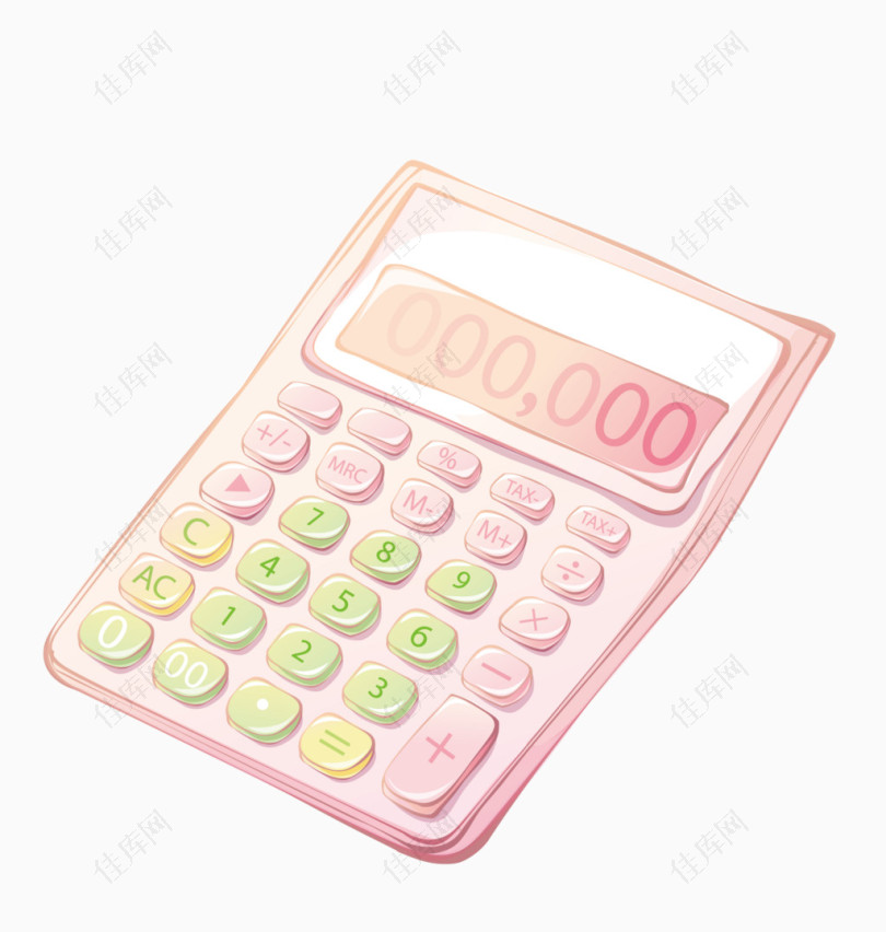 粉色计算器