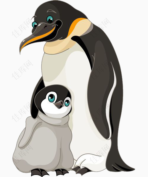 企鹅母子