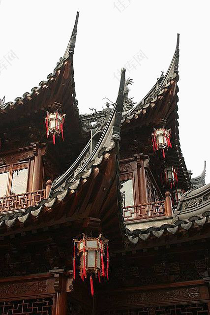 中式建筑房檐