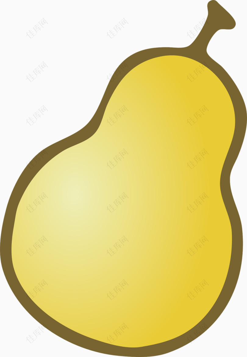黄色的鸭梨
