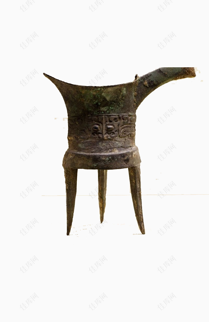 国宝文物青铜器酒杯
