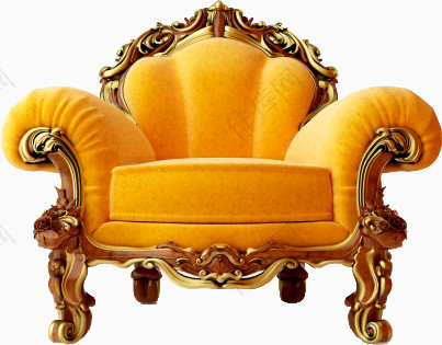 金色豪华座椅