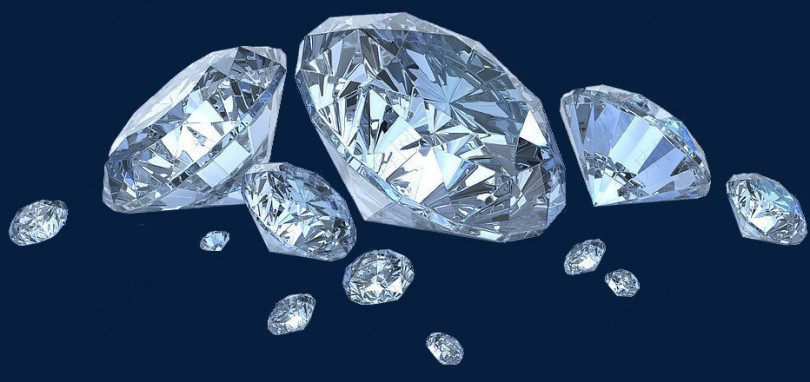 钻石漂浮元素
