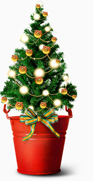 闪光圣诞树