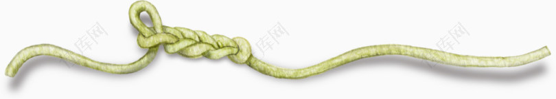 绿色编织绳子