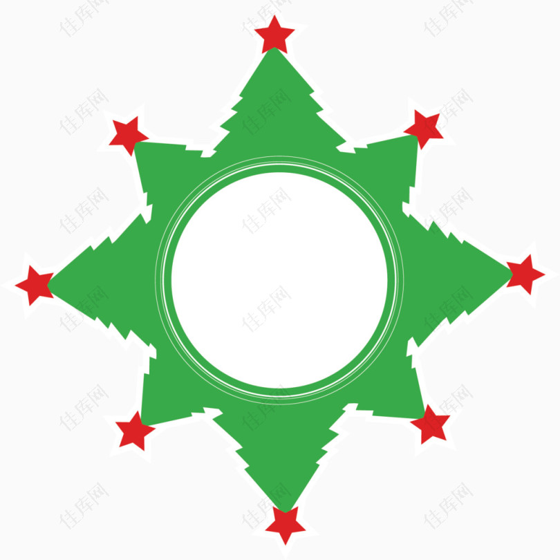 圆环形圣诞树