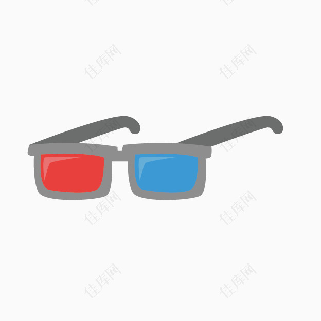 卡通3D眼镜