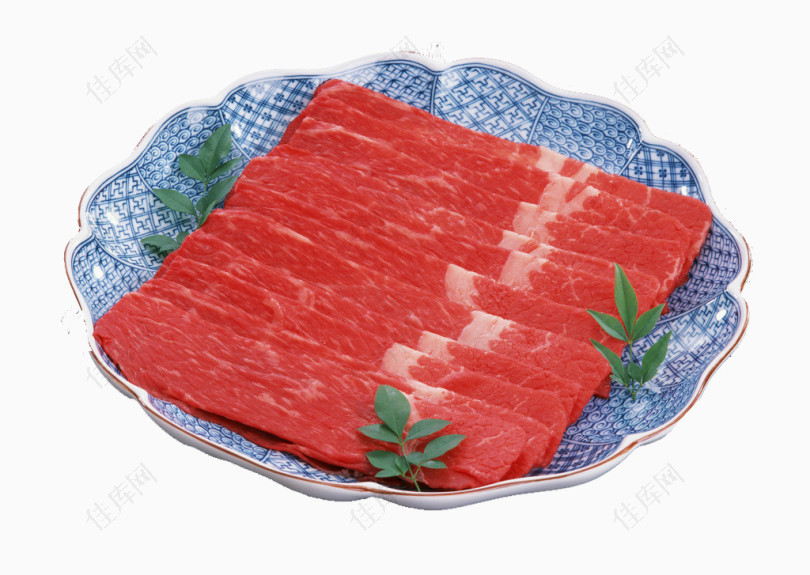 火锅涮牛肉食材