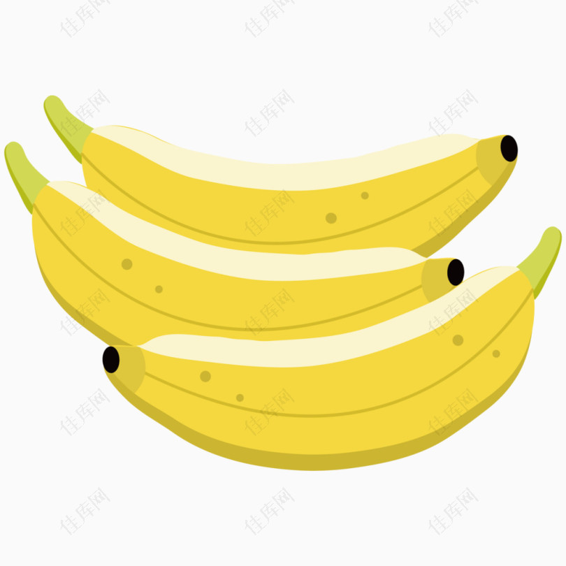 矢量香蕉水果免费素材