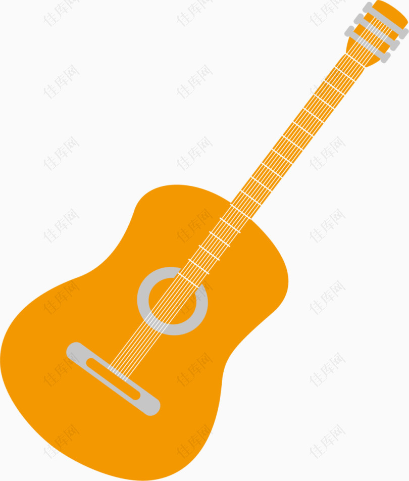 吉他png矢量素材