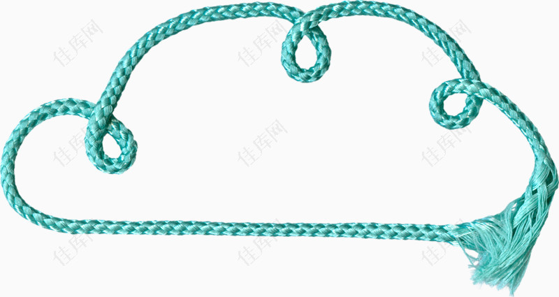 蓝色绳子