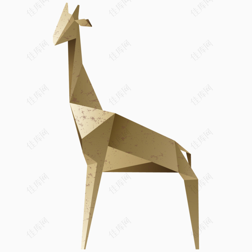 长颈鹿折纸