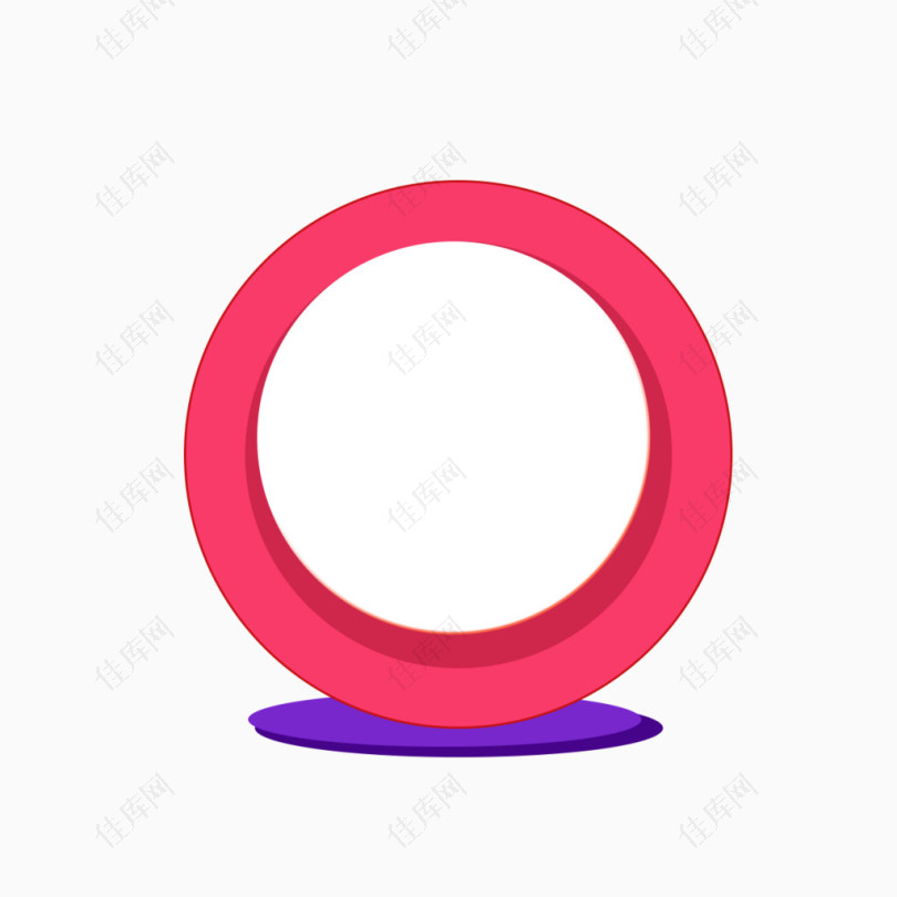 圆环促销框