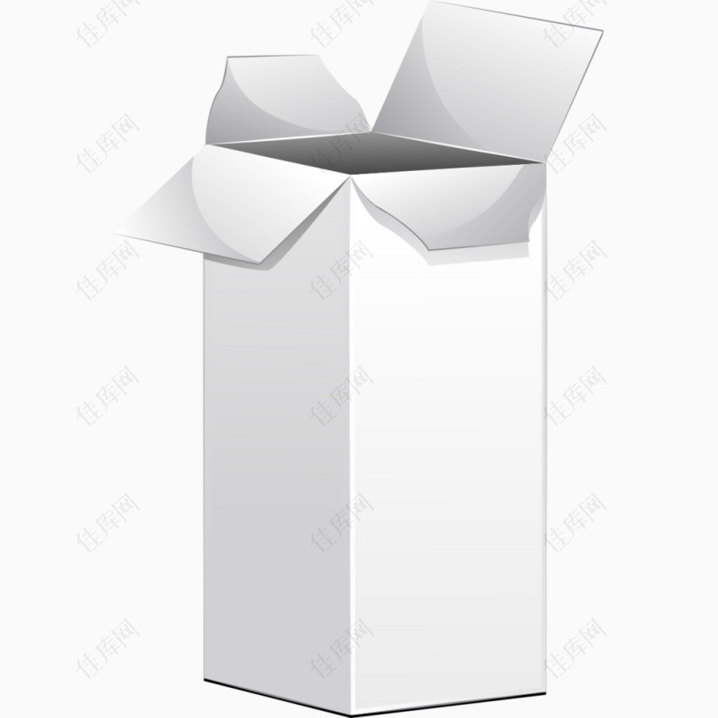 白色的纸盒子款式