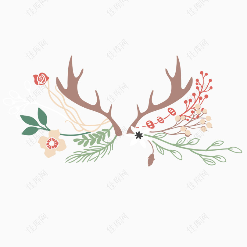 麋鹿圣诞挂饰