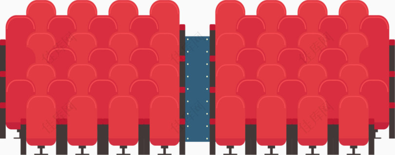 红色剧院观众席