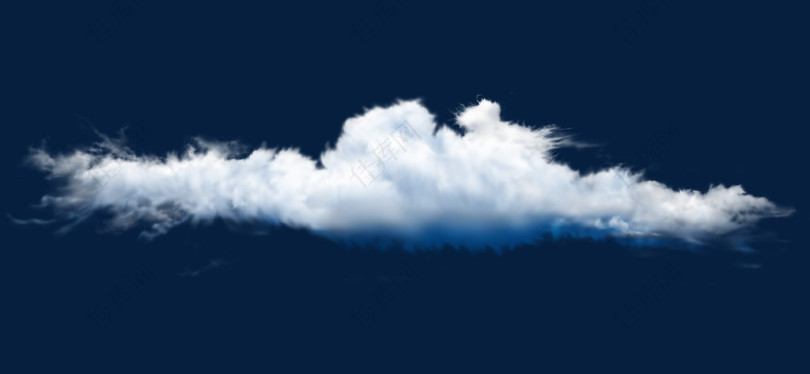写实风漂浮的云朵