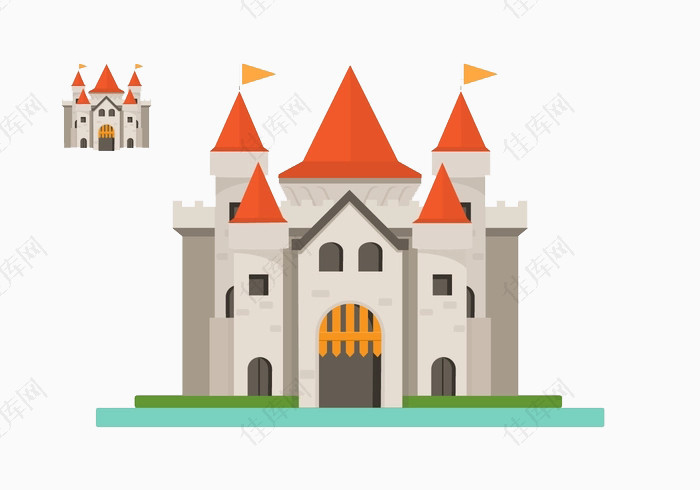 欧式卡通城堡
