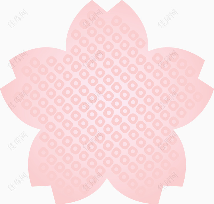 粉色花卉装饰