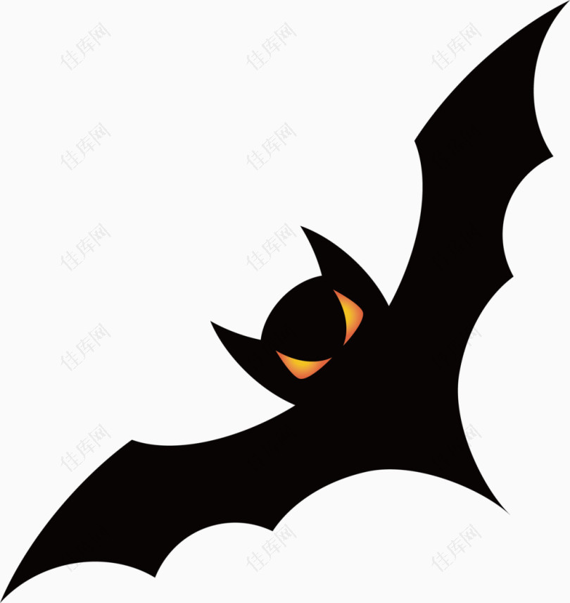 矢量黑色蝙蝠