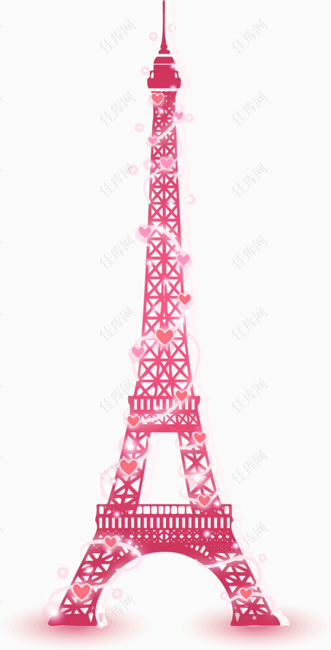 粉色埃菲尔铁塔