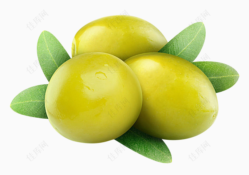 黄色橄榄果