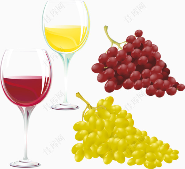 葡萄酒图案