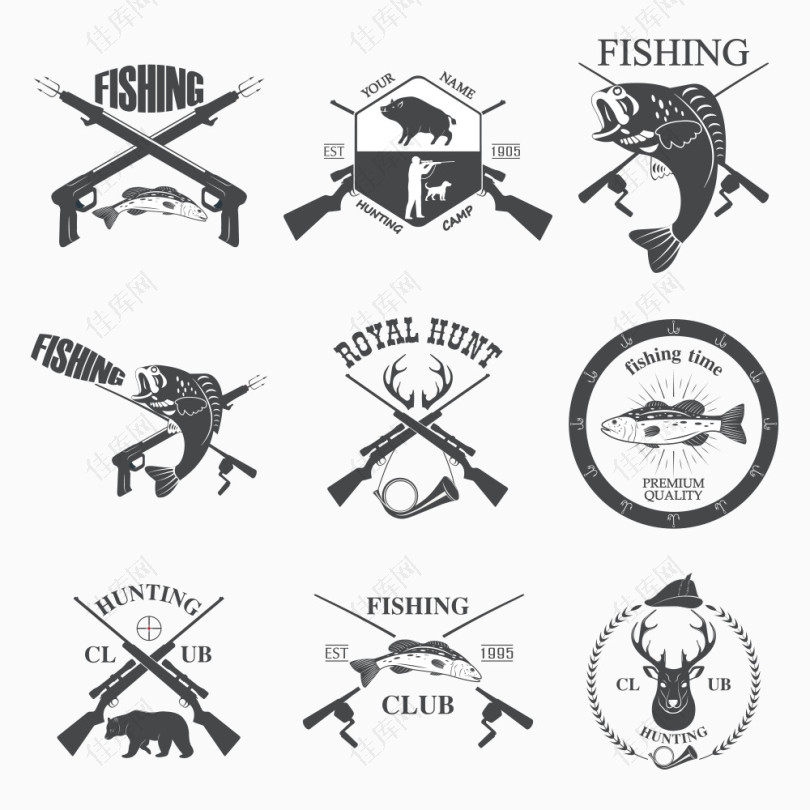打猎钓鱼