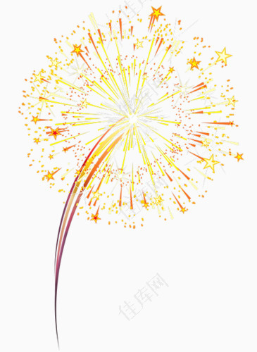 焰火鞭炮庆祝新年活动