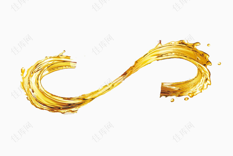 金色油迹液体