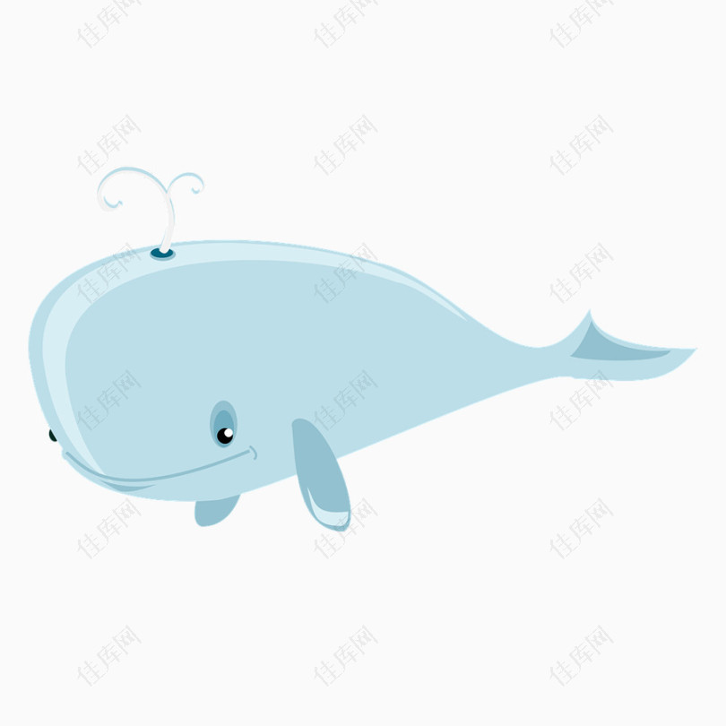 海豚喷水漫画
