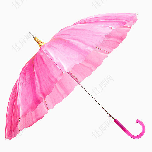 粉红的雨伞