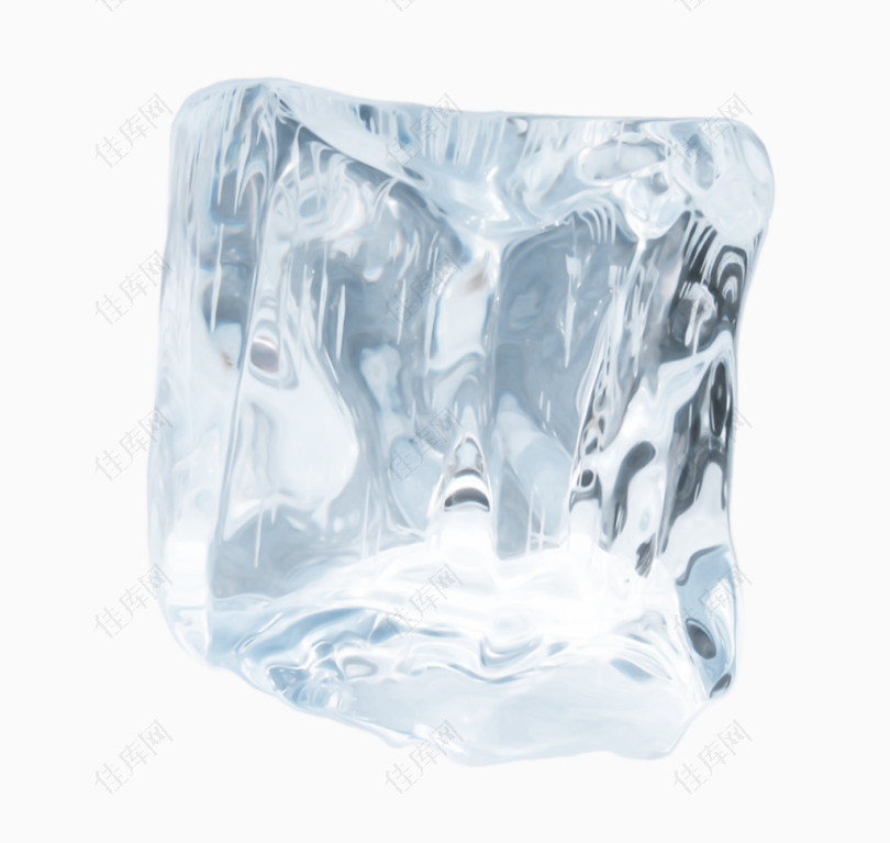 透明的冰块素材