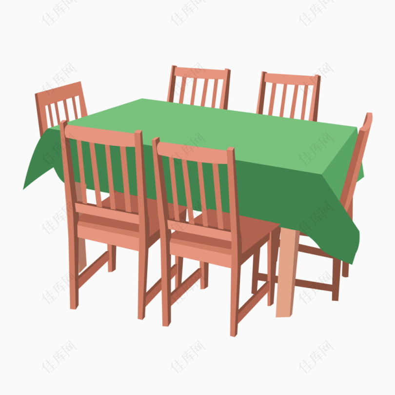 黄色木质饭桌椅子