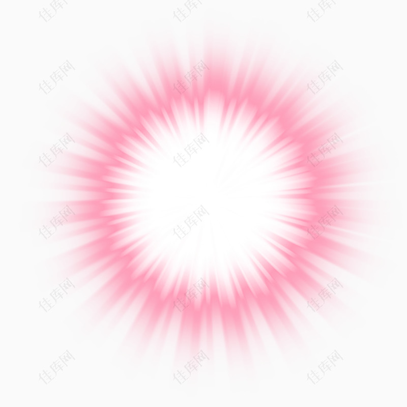 粉红放射光