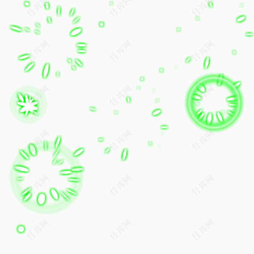 淡绿色椭圆圈背景素材