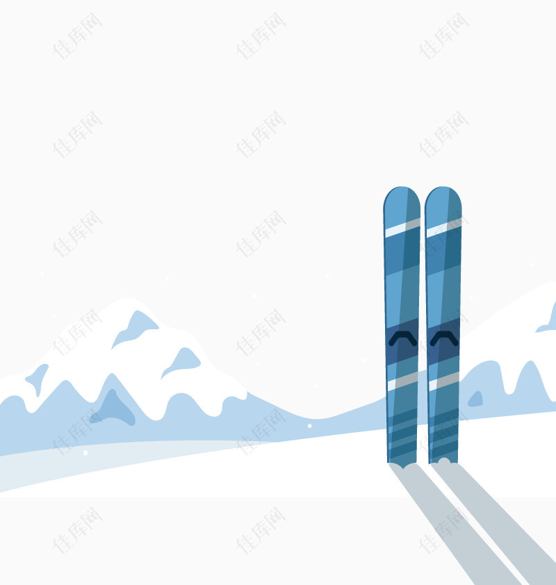 矢量去滑雪