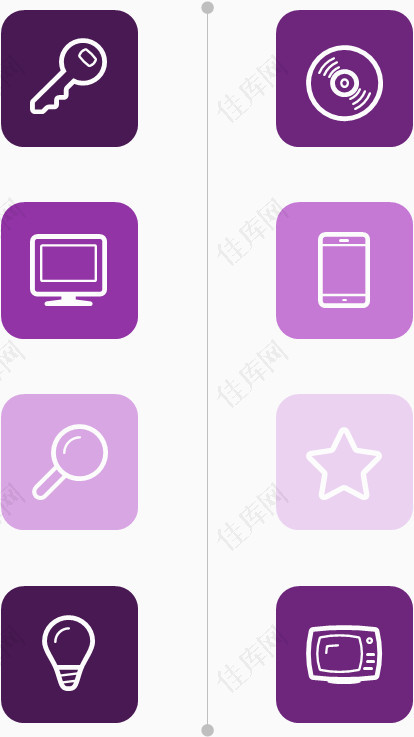 紫色方框分类标签