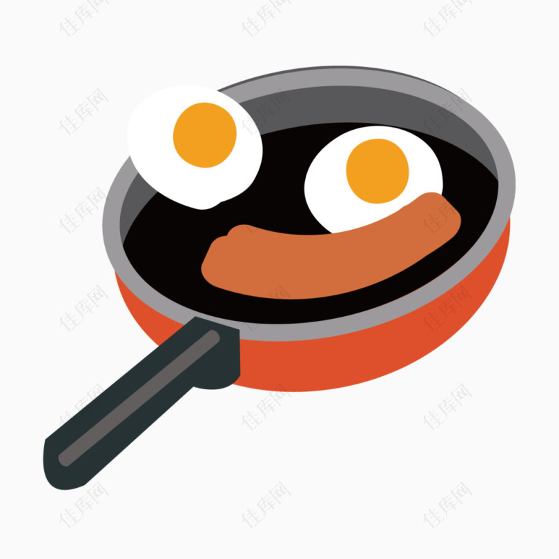 煎蛋与烤肠