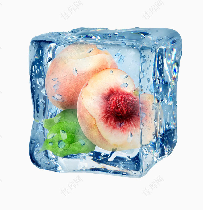 冰冻桃子