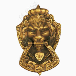 狮子头铜制门环