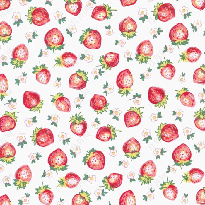 草莓装饰图片素材